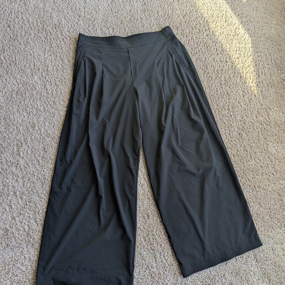 Athleta Brooklyn Black Wide-Leg Women's Pants
